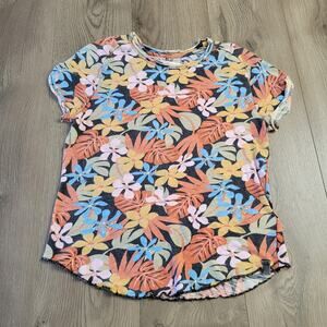 We the Free Shirt Women Extra Large Floral Casual Cap Sleeve Classiccore Boho